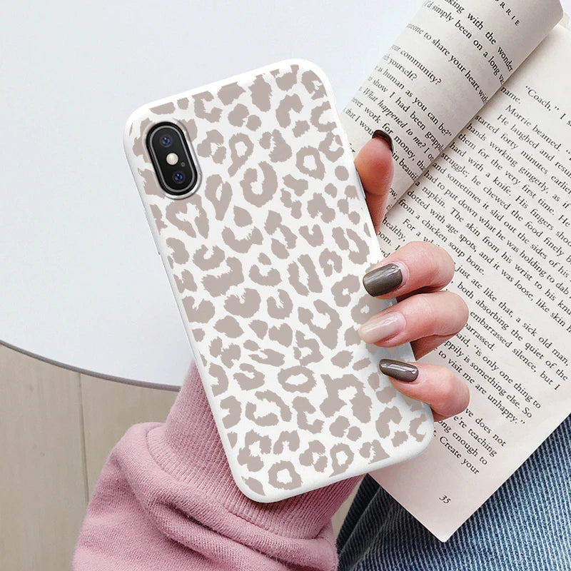 Flowers Funda For iphone X XS MAX XR Capa iphoneX XSMAX Phone Case Soft Silicone Cute Cat Bear Back Cover For iphoneXR Bumper