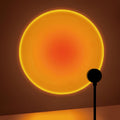 Sunset projection lamp, USB home decoration atmosphere lamp, multi-angle rotatable, suitable for home living room and bedroom