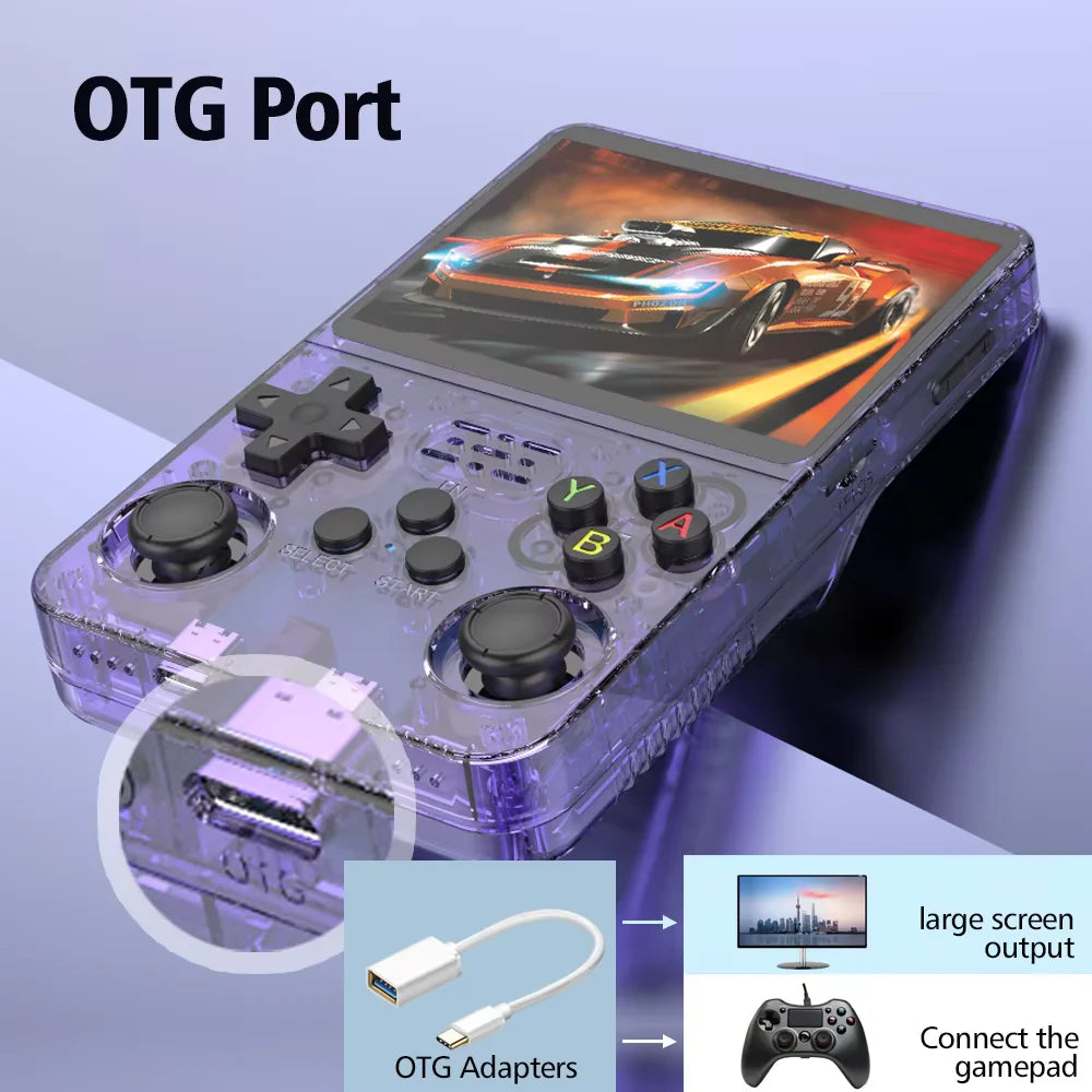 ARKOS 100% Original R36S Retro Handheld Game Console 3.5'' IPS,15000+ Games, Linux Portable Pocket Player, Back to School Gifts