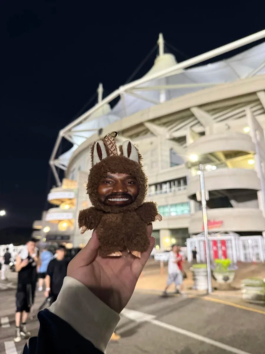 Kanye Bear Keychain Aesthetic