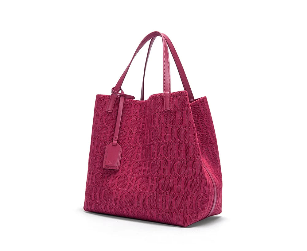 CHCH Winter Luxury Brand Fashion Printed Women's Handbag Large Capacity Travel Commuting Multi functional Large Capacity Handbag