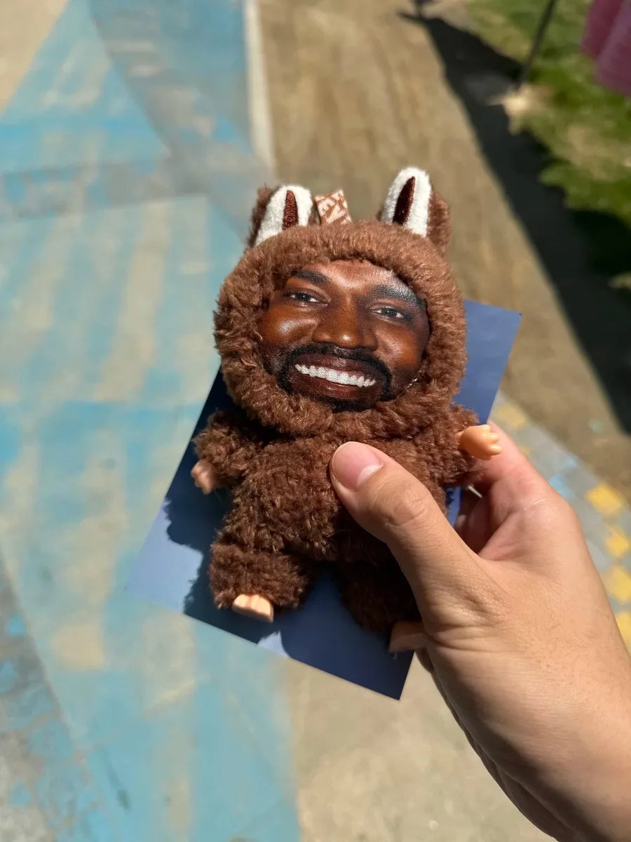 Kanye Bear Keychain Aesthetic