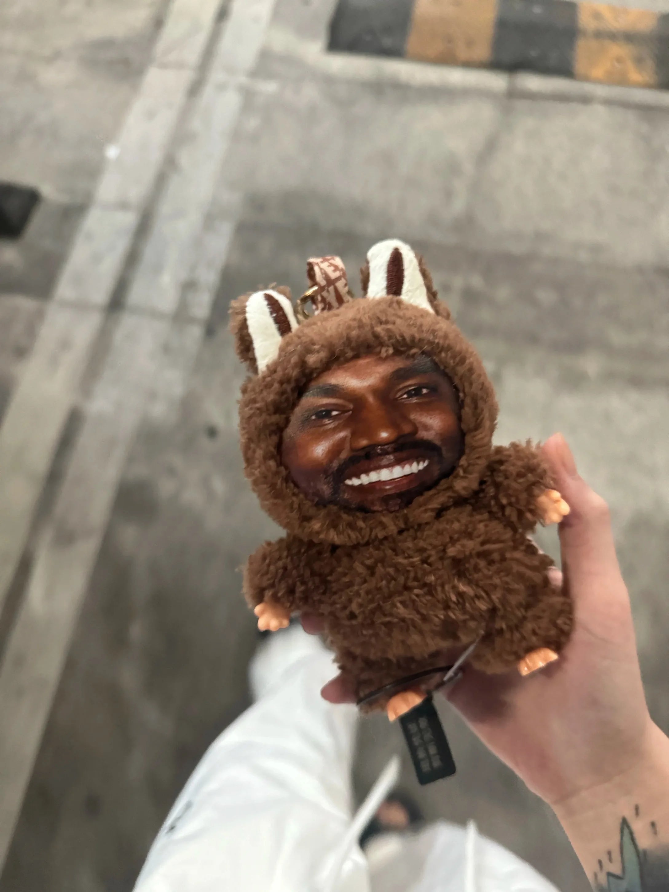 Kanye Bear Keychain Aesthetic