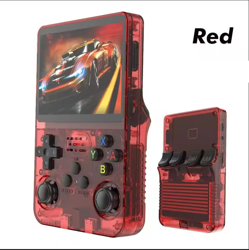 R36S Retro Handheld Video Game Console Linux System 3.5 Inch IPS Screen Portable Pocket Video Player R35S 128GB Games