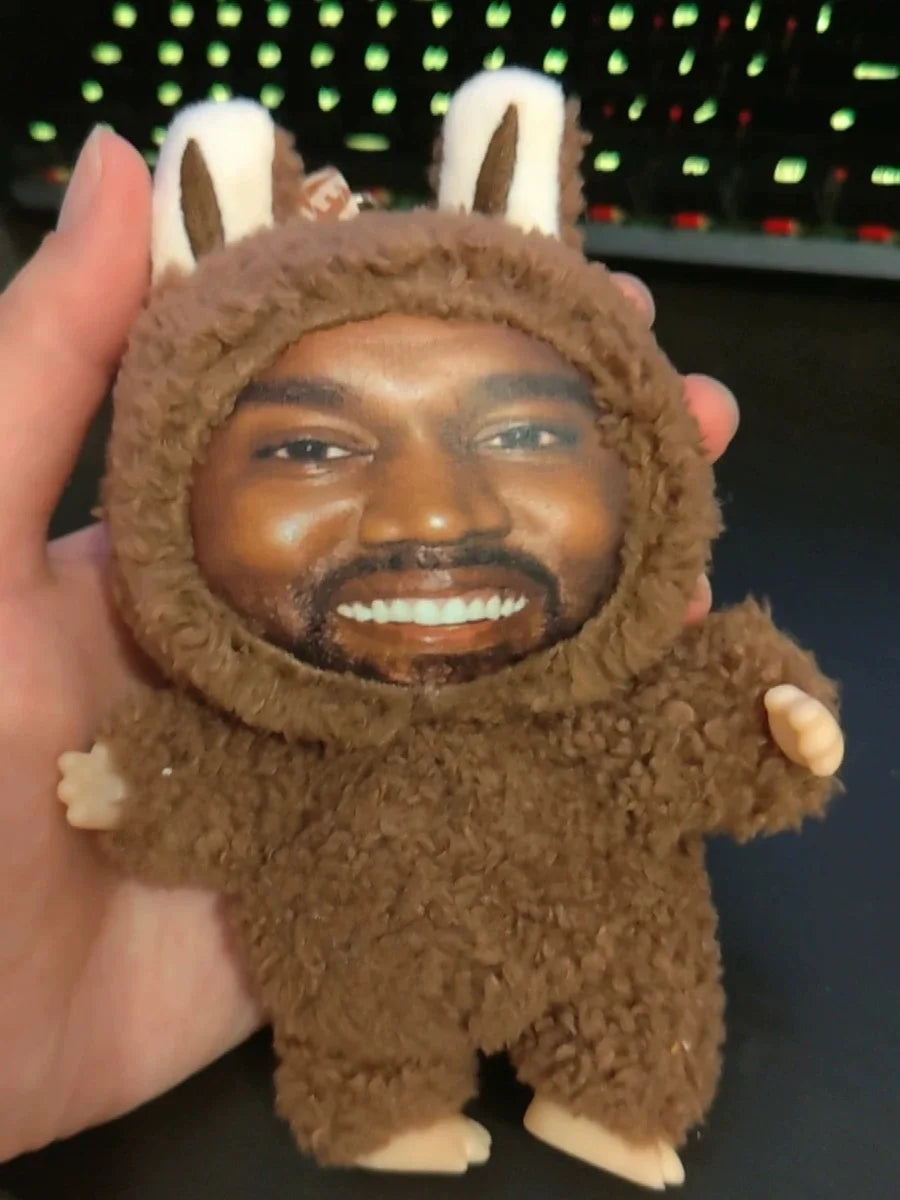 Kanye Bear Keychain Aesthetic
