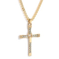 Dominic Toretto The Fast and The Furious Celebrity Vin Diesel Item Crystal Jesus Men Cross Pendant Necklace Gift Jewelry