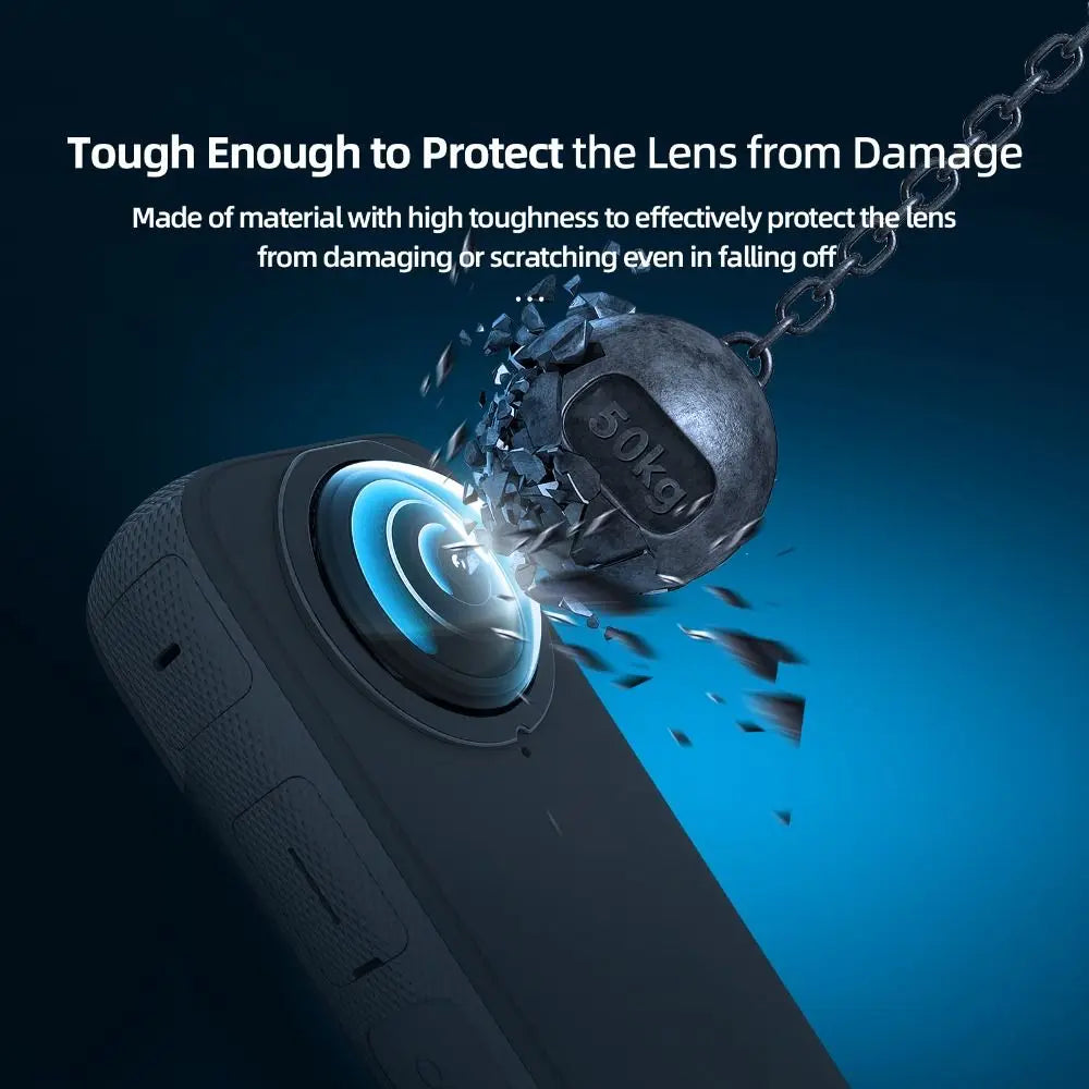 For Insta360 X3 Sticky Lens Guards Dual-Lens 360 Mod For Insta 360 X3 Protector Camera Lens Anti-Scratch Cover Accessories