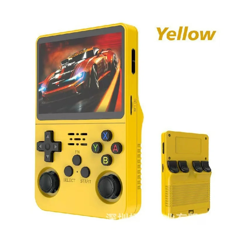 R36S Retro Handheld Video Game Console Linux System 3.5 Inch IPS Screen Portable Pocket Video Player R35S 128GB Games