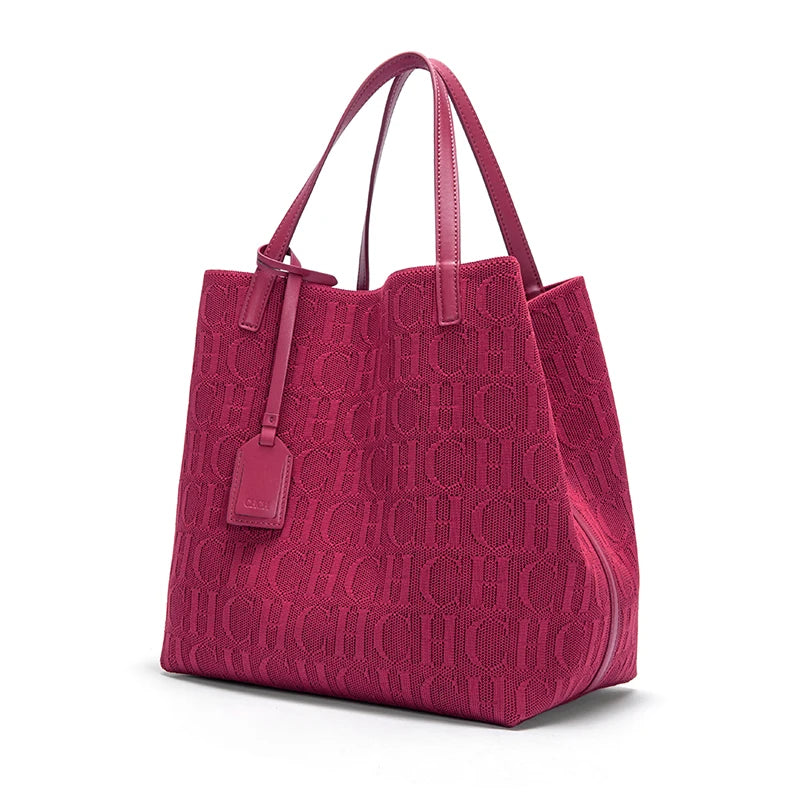 CHCH Winter Luxury Brand Fashion Printed Women's Handbag Large Capacity Travel Commuting Multi functional Large Capacity Handbag