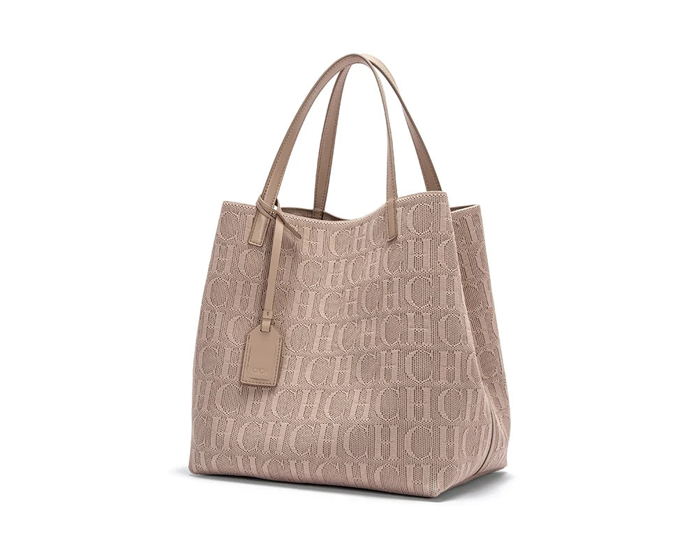 CHCH Winter Luxury Brand Fashion Printed Women's Handbag Large Capacity Travel Commuting Multi functional Large Capacity Handbag
