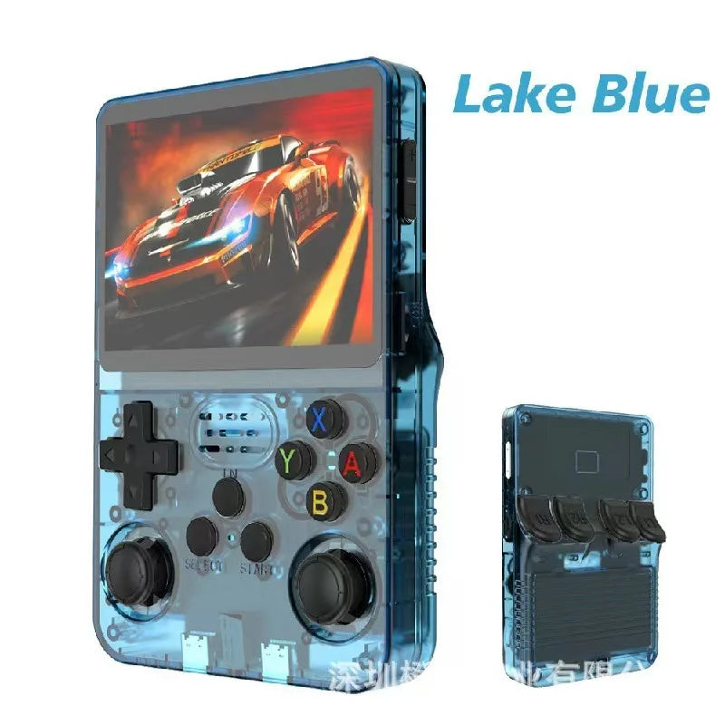 R36S Retro Handheld Video Game Console Linux System 3.5 Inch IPS Screen Portable Pocket Video Player R35S 128GB Games
