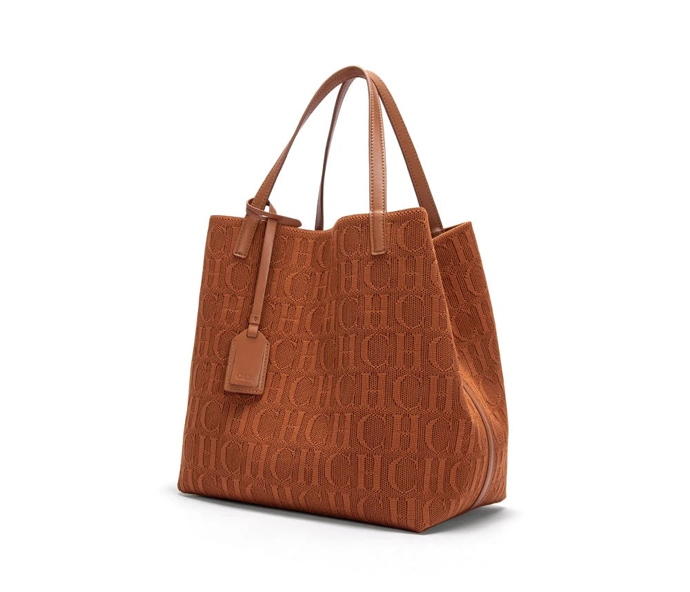 CHCH Winter Luxury Brand Fashion Printed Women's Handbag Large Capacity Travel Commuting Multi functional Large Capacity Handbag