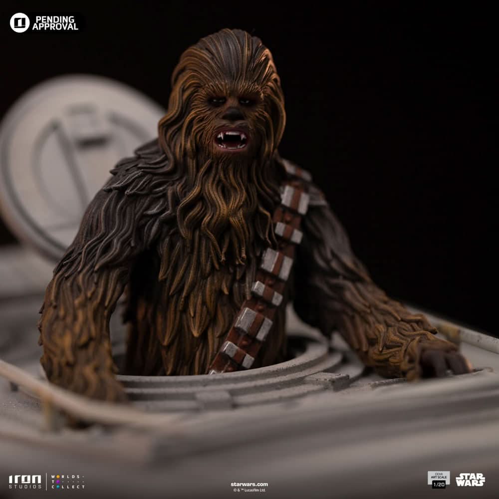 Statue AT-ST and Chewbacca - Star Wars - Demi Art Scale 1/20 - Iron Studios